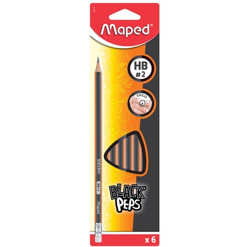 Maped grafitna olovka BLASK`PEPS sa gumicom hb 1/6 Cene